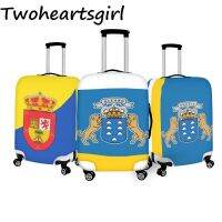 Twoheartsgirl ที่คลุมกระเป๋าเดินทางกันรอยขีดข่วนอุปกรณ์คลุมกระเป๋าเดินทางเคสโทรศัพท์กันกระแทก Kopor Perjalanan ลายเกาะนกขมิ้น