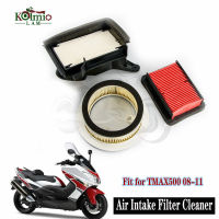 Fit สำหรับ YAMAHA 2008 - 2011 TMAX500 TMAX 500อุปกรณ์เสริมรถจักรยานยนต์ Air Filter Intake Cleaner T-MAX 500 2009 2010 T-MAX500