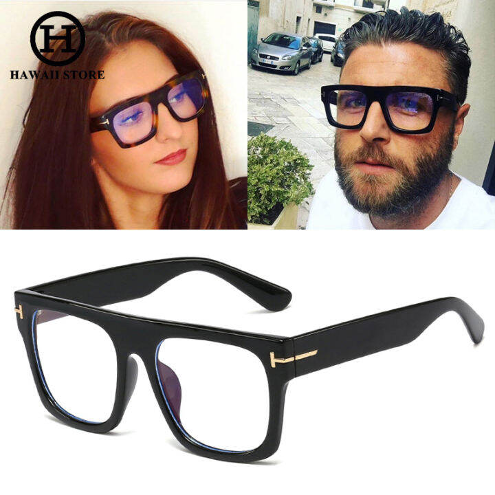 Hawaii 2021 Fashion Square FAUSTO Style Anti Blue Light UV400 Glasses
