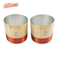 GHXAMP 62.8มม. 8Ohm Bass Voice Coil ASV อลูมิเนียมสีขาวทองแดงลวดวูฟเฟอร์ซับวูฟเฟอร์คอยล์ซ่อมลำโพงอุปกรณ์เสริม2PCS