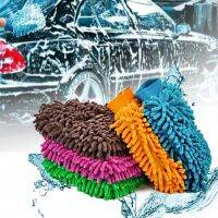 Car Wash Mitt Premium Chenille Microfiber Cleaning Mitts Washing Glove Lint Free Scratch Free Soft Drying Wash Towel Water Sucti