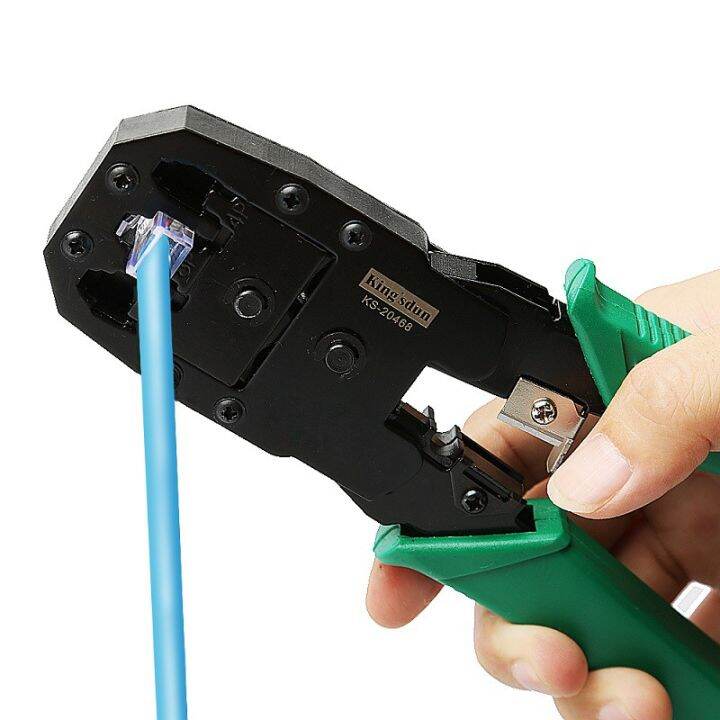 OP Kingsdun KS20468 Multi Wire Cable Crimper LAN Cable Crimping Plier