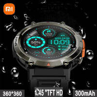 Xiaomi Sports Smart Watch สำหรับผู้ชาย Bluetooth Call 1.45HD 360*360พร้อมฟังก์ชั่นไฟฉาย300MAh แบตเตอรี่กีฬากลางแจ้ง Smartwatch