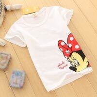 Kids Girl Cartoon Short Sleeve T-shirt Summer Child O-neck Top