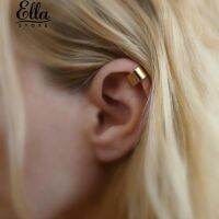 Ellastore 1Pair Simple Ear Cuff Clip-on Non Piercing Earrings