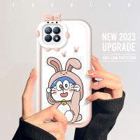 เคสโทรศัพท์สำหรับ OPPO Reno6 5G Reno6 Z 5G Reno8 5G Reno5 Reno5 5G Reno4 F Reno7 Pro 5G Reno4 SE 5G เคสการ์ตูนโดราเอมอนน่ารักเลนส์โทรศัพท์มอนสเตอร์เคสนิ่มปลอกกันกระแทกฝาครอบป้องกัน