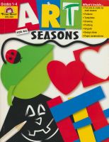 Evan moor Crafts &amp; Art for all seasons grade 1-4 art creation enlightenment series seasonal interesting art 1234 grade California teaching aids series English original