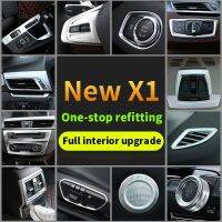 For 16-22 BMW X1 Modified Interiors Central Control Gearshift Frame Central Control Sequin Sticker X1 Air Outlet Decoration