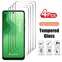 [HOT T] 4PCS กระจกนิรภัยสำหรับ Motorola Moto G10 G20 G30 G50 G60 G100 G200 G31 G41 G51 G71 G22 G52 G82 E40 E20ปกป้องหน้าจอฟิล์ม