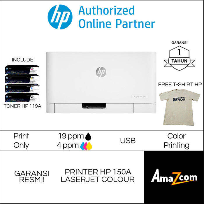 Printer HP Laserjet 150A Color Laser Jet M 150 A Warna Colour M150A ...