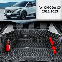 รถ Trunk Mats สำหรับ OMODA C5 2022 2023 Trunk Protector Pad กระเป๋าเก็บ Cargo Liner รถอุปกรณ์ตกแต่งภายใน