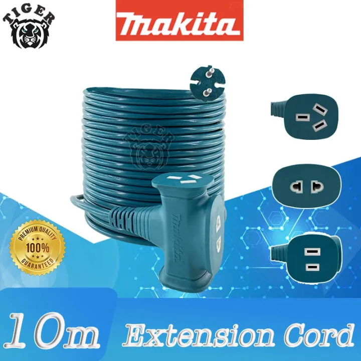 Makita 10m safety extension cable extension socket plugin board