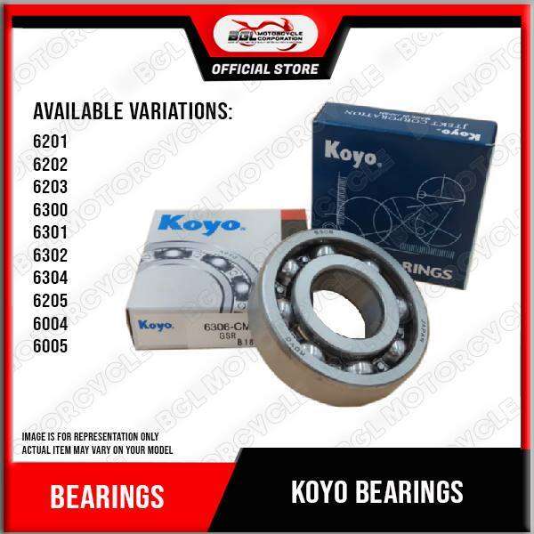 Motorcycle Koyo BEARING 6202/6203/6300/6301/6302/6304/6205 | Lazada PH