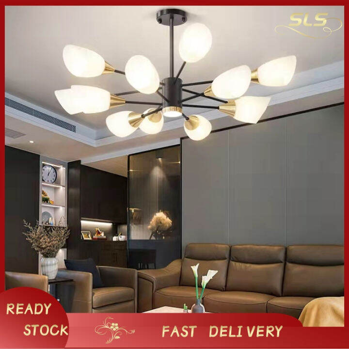 【STAR】Chandelier Light Modern Design Living Room Bedroom Ceiling Light