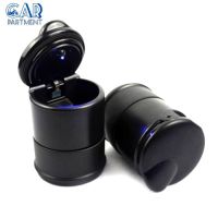 Blue Light With Led Automatic Light Indicator Ashtray Universal Cigarette Ash Holds Cup Durable Portable Led Smoke Car Ashtray