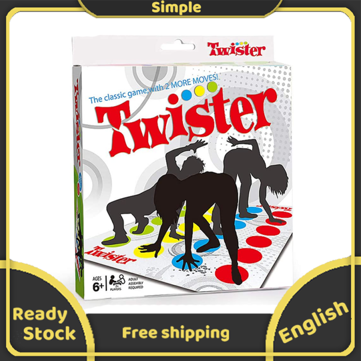 Twister Board Game For Family Party Game Kid Toy Gift Ages 6 + 2 or ...