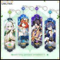 UWLYWX เกมอะนิเมะ พวงกุญแจแบบห้อย ของขวัญสำหรับเด็ก แบบสองด้าน จี้เคสโทรศัพท์ การ์ตูนลายการ์ตูน ของเล่นสำหรับเด็ก จี้ห้อยกระเป๋า สำหรับผู้หญิง