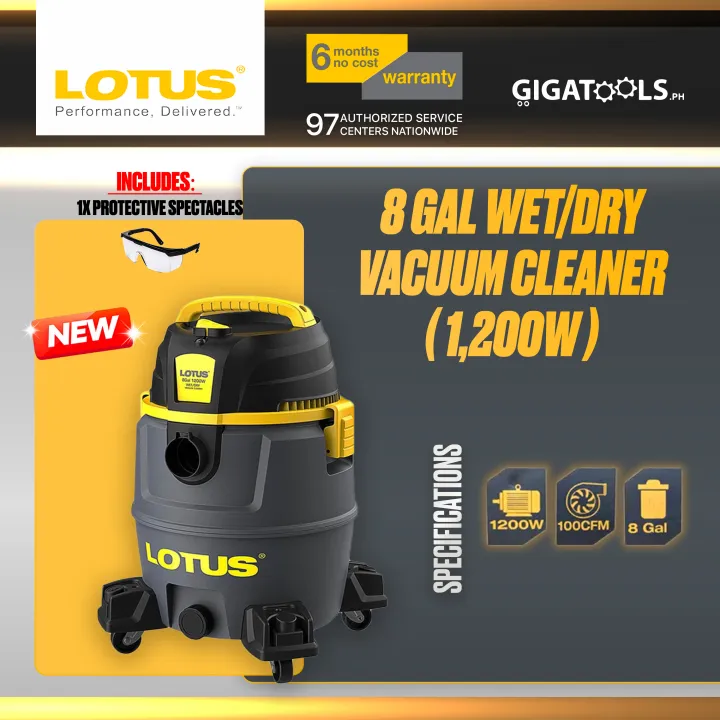 *NEW* Lotus LT800DWX / 8G Wet & Dry Vacuum Cleaner for Industrial