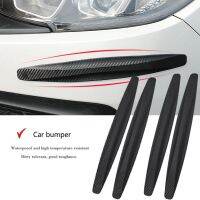 【CC】 2Pcs Car Anti-Scratch Strips for Front Rear Protector Guard Decal Carbon Molding Styling