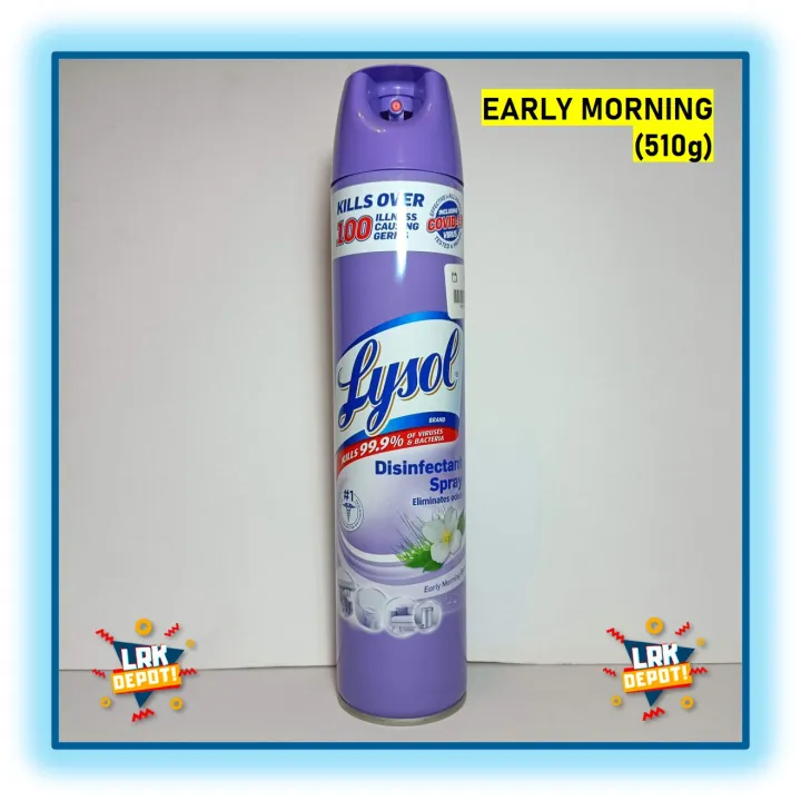 LYSOL Disinfectant Spray (Early Morning Breeze Scent) 510g Lazada PH