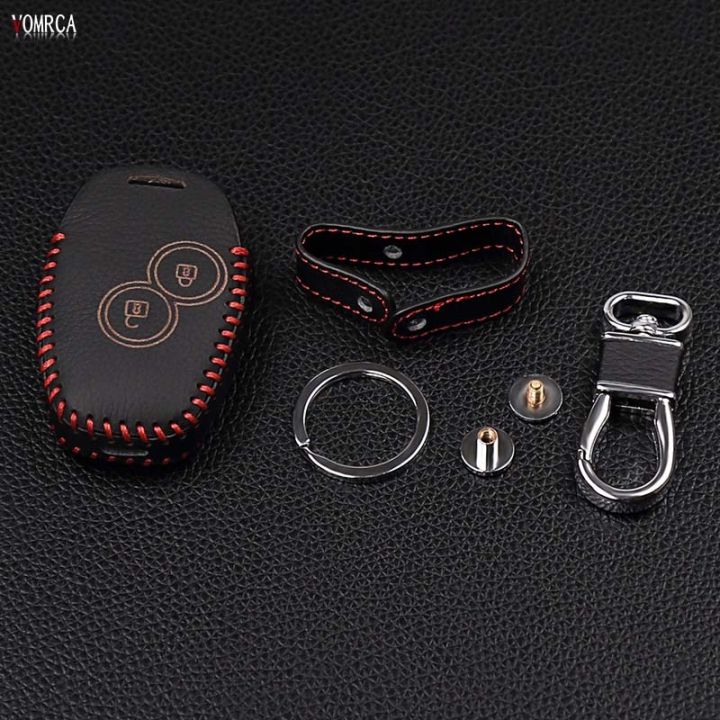 hand-button-2-button-for-renault-clio-diaia-logan-sandero-megane-modus-espace-kangoo-key-chain-leather-car-key-cover