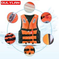 Oulylan Life Jacket for Adult Children Outdoor Swimming Boating Skiing Driving Vest Survival Suit Life Vest With Whistle S -XXXL  Life Jackets