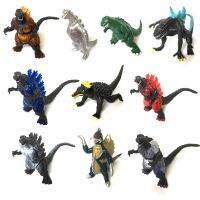 10ชิ้น/เซ็ตภาพยนตร์ Godzilla Ultraman มอนสเตอร์ Arena ต่อสู้รุ่นแบทเทิลฟิกเกอร์ไวนิลของขวัญสำหรับเด็ก6ซม.