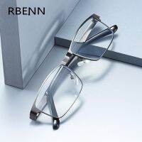 RBENN Stainless Steel Men Business Reading Glasses for Reader Mens Presbyopia Optical Eyeglasses 1.0 1.5 2.0 2.5 3.0 3.5 4.0