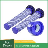 ที่กรองหลัง Hepa กรองล่วงหน้าสำหรับ Dyson V7 V8สัตว์แน่นอนอุปกรณ์อะไหล่ทดแทนสำหรับเครื่องกรองอากาศด้านหลังหน้า Shionize