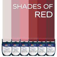 สีขนาดทดลอง Dulux Colour Play™ Tester - SHADES OF RED (6 ชิ้น)