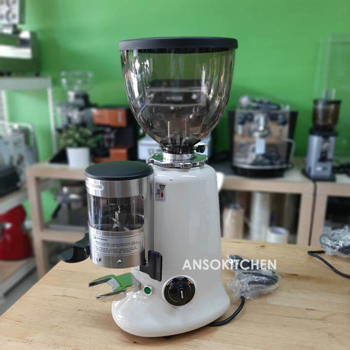 jx-600ab-doser-grinder-สีขาว-เครื่องบดเมล็ดกาแฟ-manual-350-วัตต์-ฟันบด-64-มม-flat-burr-โถเมล็ดกาเเฟขนาด-1-2-กิโลกรัม-coffee-grinder-เครื่องบดกาแฟ