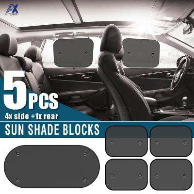 รถ Sun Shades ด้านหลังหน้าต่าง Auto Sunshade Blocks เด็กสัตว์เลี้ยงกลับที่นั่ง Sun UV Glare ป้องกันความร้อนรถ Trunk RV Travel Supplies