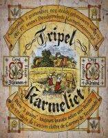 Celestineor Tripel Karmeliet เบียร์ดีบุกโลโก้โปสเตอร์โลหะโล่ย้อนยุคตกแต่งผนังสำหรับบ้านบาร์,Bistro,คลับหรือคลับบ้าน