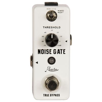 Rowin Noise Gate Guitar Pedal Guitar Effect Pedals Noise Suppression Effects for Electric Guitar Hard Soft Modes