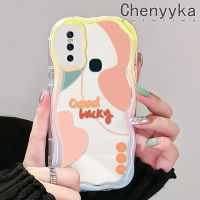 เคส Chenyyka สำหรับ VIVO S7 V20 Pro V15 Pro หลากสีน่ารักกราฟฟิตีศิลปะภาพวาดกราฟฟิตีเคสโทรศัพท์โปร่งใสซิลิโคนหนาขึ้นใหม่ขอบป้องกันการตกเนื้อครีมเคสนิ่มเคสใส