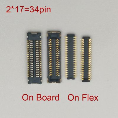 2Pcs 34 Pin LCD Display FPC Connector For Huawei Enjoy 8E Y6 2018/Y6 Prime 2018/Honor Play 7A Pro/8X Max Screen Flex On Board