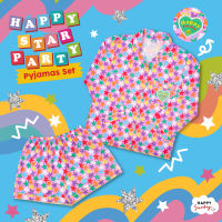 HAPPY STAR PARTY PAJAMAS  เซ็ตชุดนอนลายดาว