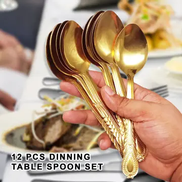 Oseobang Class] Goldun Luxury 24K Gold Spoon & Fork 1 Person Gift Set  (Spoon 1P + Chopsticks 1 Pair + Fork 1P)