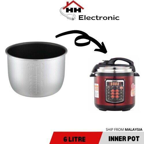 Dessini Pressure Cooker 6 Litre Inner Pot Original Aluminum Non Stick