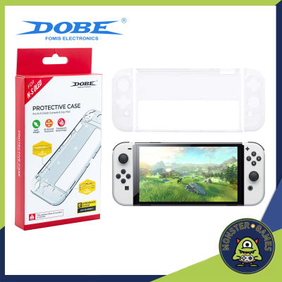 Dobe Protective Crystal Case For Nintendo Switch OLED (เคสใส)(กรอบใส)(เคส switch oled)(กรอบ switch oled)(crystal case Nintendo Switch OLED)(เคส joy con)(switch case)(joy con case)(TNS-1133C)