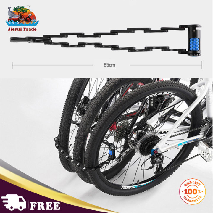 อุปกรณ์จักรยาน-mtb-ล็อกกระบอกสูบกันขโมยจักรยานแบบพกพามินิพับได้-gembok-kata-sandi-ความปลอดภัยสูง