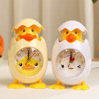 【❖New Hot❖】 ManYue Fashion นาฬิกาปลุกตัวการ์ตูนเปลือกไข่ไก่นักเรียนข้างเตียงนอนตกแต่งวันเกิดของเด็ก