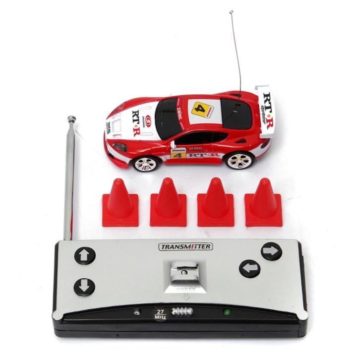 รถของเล่นแข่งรถสำหรับเด็ก-rc-รีโมตควบคุมวิทยุขนาดเล็ก1-58กระป๋องโค้ก