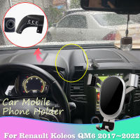 Car Mobile Phone Holder for Renault Koleos Samsung QM6 HC 2017~2022 Air Vent Clip Tray Stand Support Sticker Accessories iPhone Car Mounts