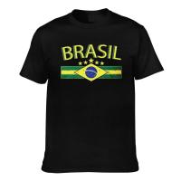 New Design Brasil Brazil Brazilian Crest National Ethnic Pride World Cup Novelty Graphics Printed Tshirts