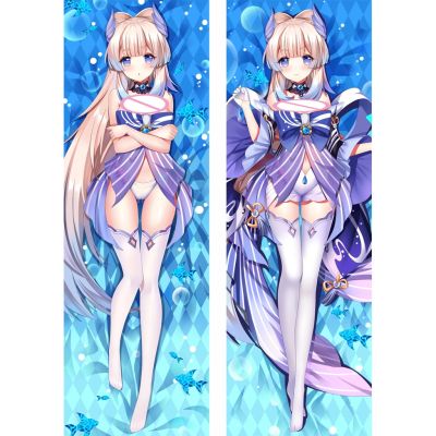 ปลอกหมอน ลายอนิเมะ Sangonomiya Kokomi Dakimakura ขนาด 60x180 ซม. สําหรับตกแต่งบ้าน