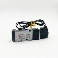 1/8" BSP Pneumatic Solenoid Valve 5 2 way Control Value with Wire Lead Cable DC 12V 24V AC110V 220V 4V110-06 Valves