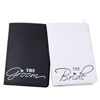 Bride groom Luggage Tag Passport Covers Honeymoon travel Just Married Wedding engagement Bachelorette Party bridal shower gift