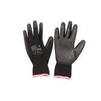 ECO ถุงมือถักเคลือบ PU GLOVE ไซซ์ S สีดำ