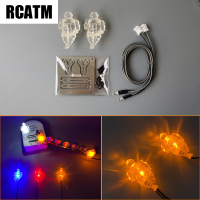 1 Pair Led Simulation Universal Doll Decorate for 114 Tamiya RC Truck Trailer Tipper SCANIA 770S MAN VOLVO Benz Car DIY Parts